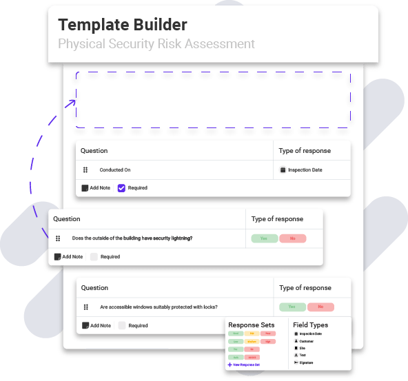 Showing how easy it is to use AuditDAT's template builder